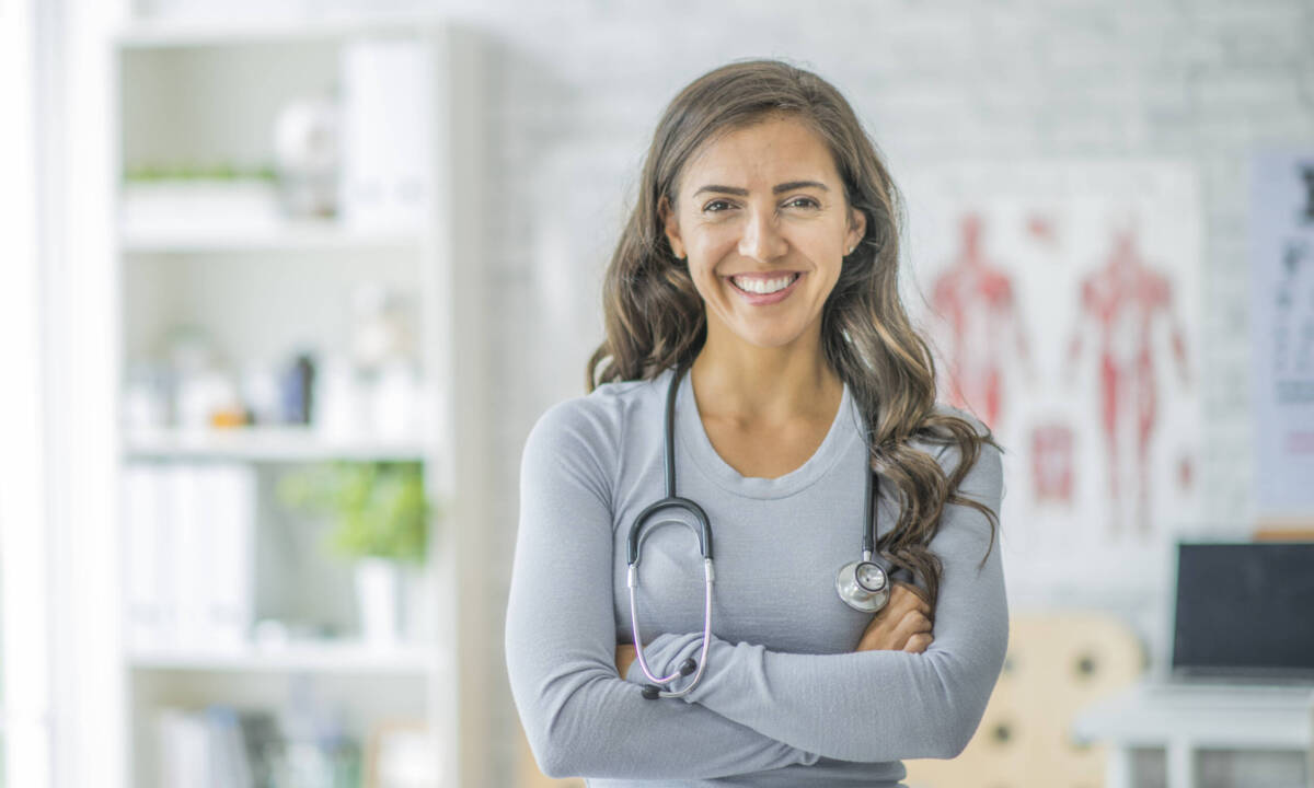 Portrait of a Female Doctor